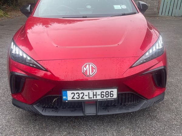 MG MG4 Hatchback, Electric, 2023, Red