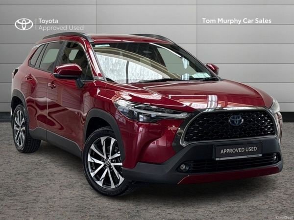 Toyota Corolla Cross SUV, Petrol Hybrid, 2023, Red