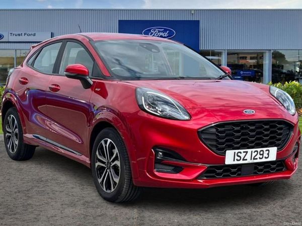 Ford Puma SUV, Petrol Hybrid, 2024, Red
