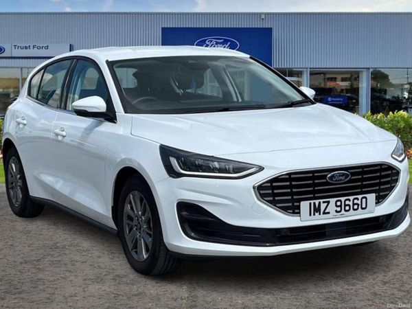 Ford Focus Hatchback, Petrol Hybrid, 2025, White