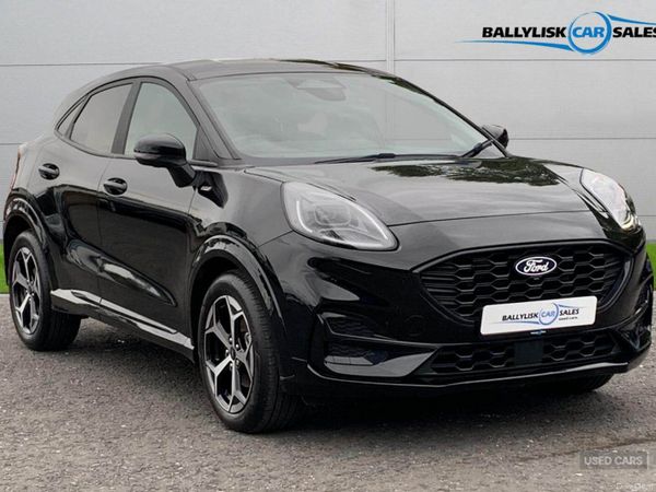 Ford Puma SUV, Petrol Hybrid, 2025, Black
