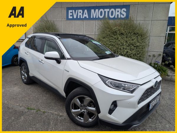 Toyota RAV4 SUV, Petrol Hybrid, 2019, White