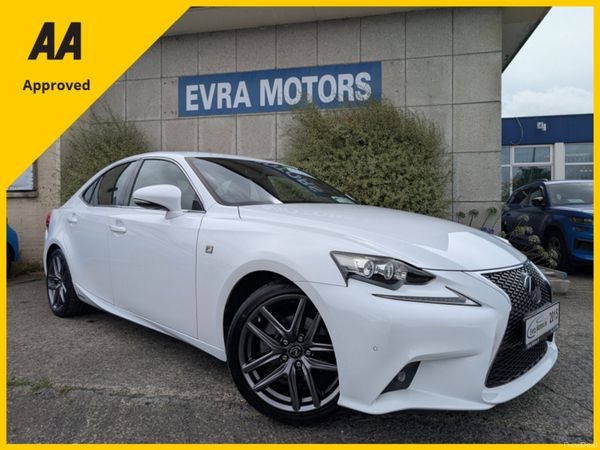Lexus IS Saloon, Petrol Hybrid, 2015, White