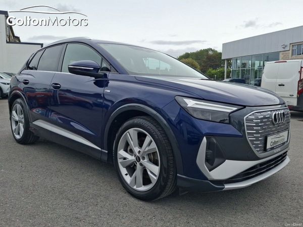 Audi Q4 e-tron SUV, Electric, 2022, Blue