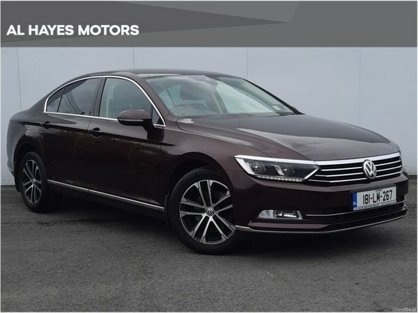 Volkswagen Passat Saloon, Diesel, 2018, Red