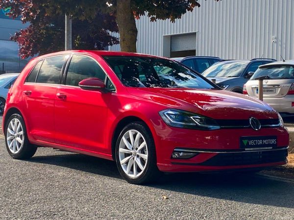 Volkswagen Golf Hatchback, Petrol, 2018, Red