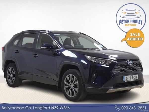 Toyota RAV4 SUV, Petrol Hybrid, 2024, Blue
