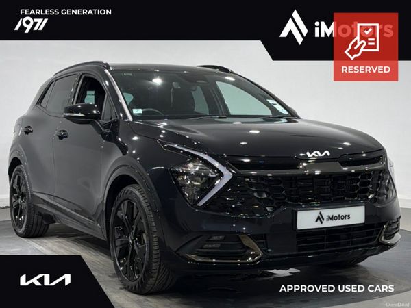 Kia Sportage SUV, Petrol Plug-in Hybrid, 2024, Black