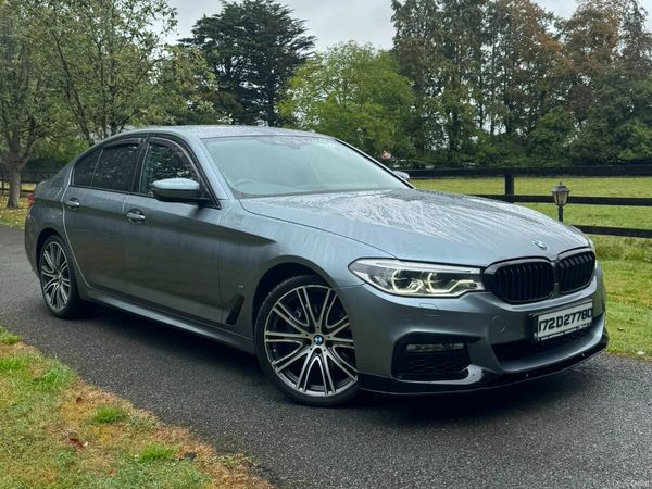 BMW 5-Series Saloon, Petrol Plug-in Hybrid, 2017, Blue
