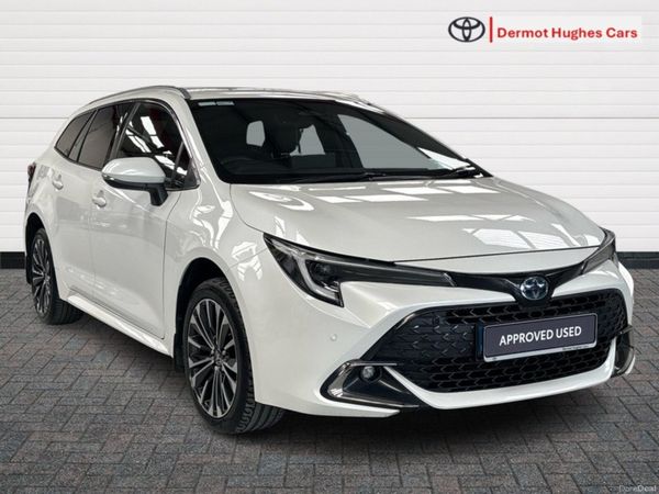 Toyota Corolla Estate, Petrol Hybrid, 2024, White
