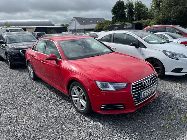 Audi A4 Saloon, Diesel, 2017, Red