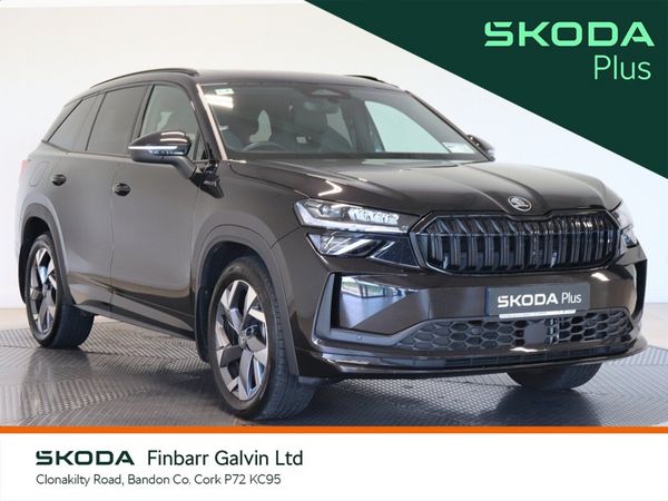 Skoda Kodiaq SUV, Petrol Plug-in Hybrid, 2026, Black