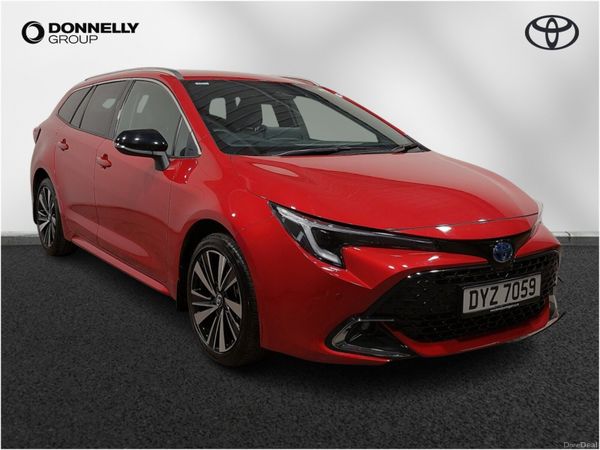 Toyota Corolla Estate, Petrol Hybrid, 2026, Red