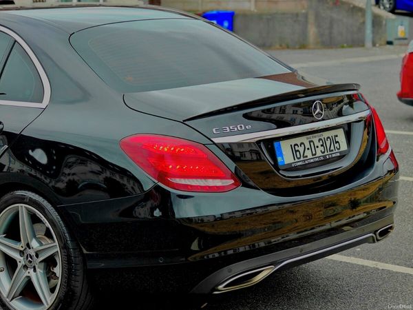 Mercedes-Benz C-Class Saloon, Petrol Plug-in Hybrid, 2016, Black
