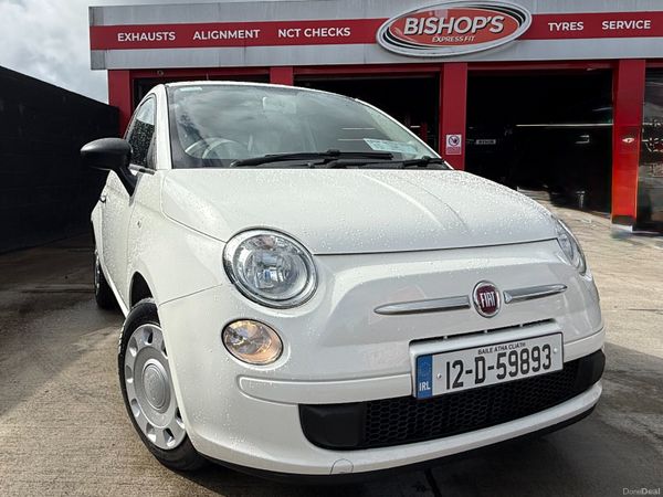 Fiat 500 Hatchback, Petrol, 2012, White