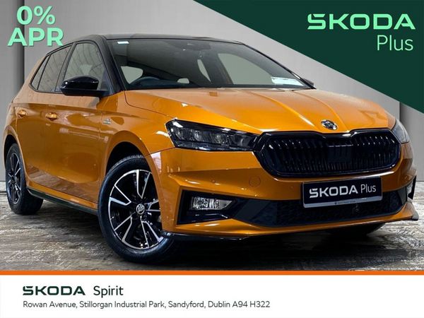 Skoda Fabia Hatchback, Petrol, 2025, Orange