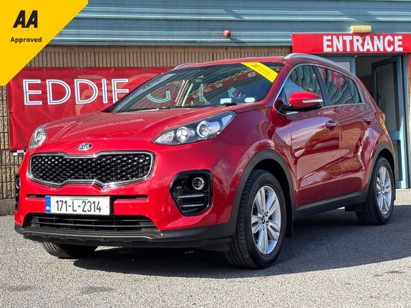 Kia Sportage SUV, Diesel, 2017, Red