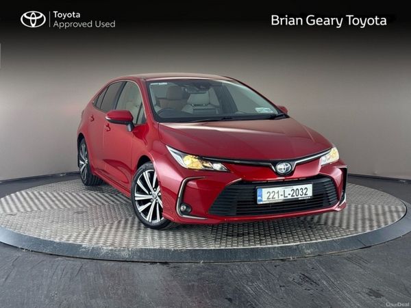 Toyota Corolla Saloon, Petrol Hybrid, 2022, Red