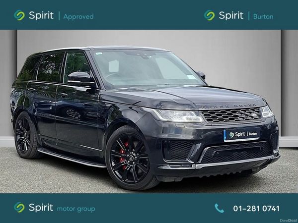 Land Rover Range Rover Sport SUV, Petrol Plug-in Hybrid, 2021, Black