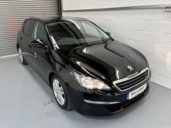 Peugeot 308 Hatchback, Diesel, 2015, Black