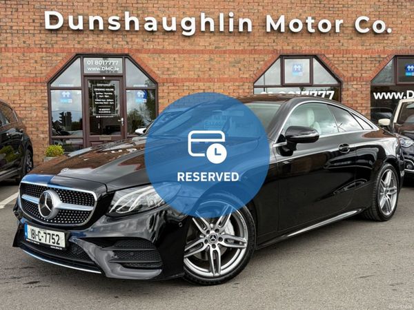 Mercedes-Benz E-Class Coupe, Diesel, 2018, Black