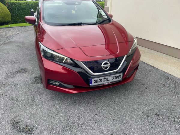 Nissan Leaf Hatchback, Electric, 2021, Red
