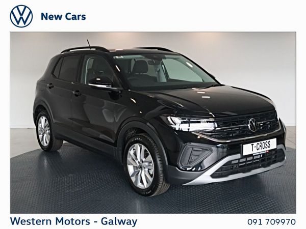 Volkswagen T-Cross SUV, Petrol, 2026, Black