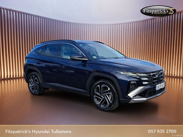 Hyundai Tucson SUV, Petrol Hybrid, 2024, Blue
