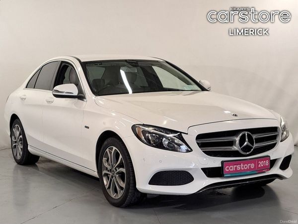 Mercedes-Benz C-Class Saloon, Petrol Plug-in Hybrid, 2018, White