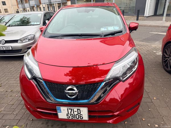 Nissan Note MPV, Petrol Hybrid, 2017, Red