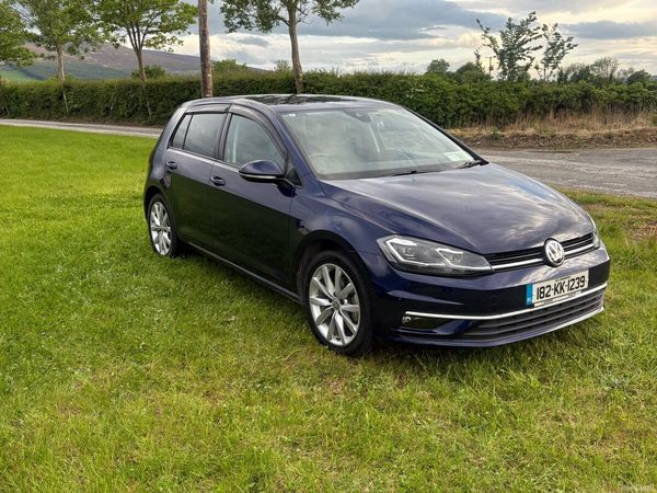 Volkswagen Golf Hatchback, Petrol, 2018, Blue