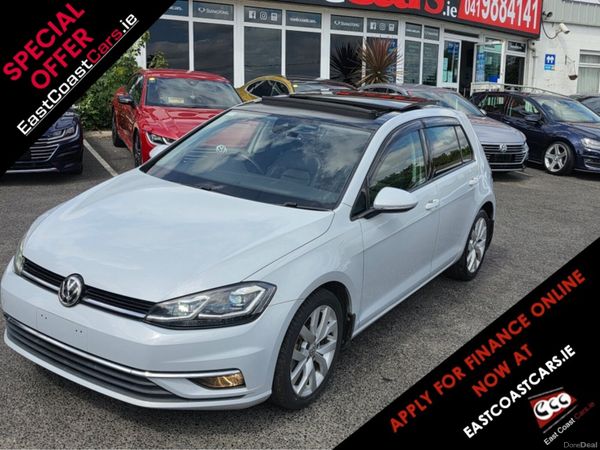Volkswagen Golf Hatchback, Petrol, 2018, White
