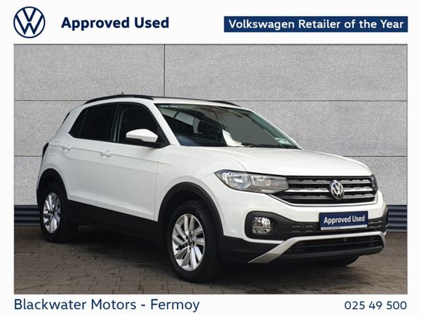 Volkswagen T-Cross SUV, Petrol, 2023, White