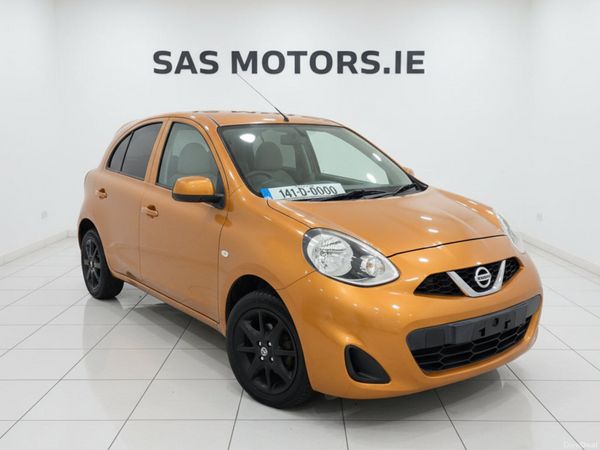 Nissan March Hatchback, Petrol, 2014, Orange