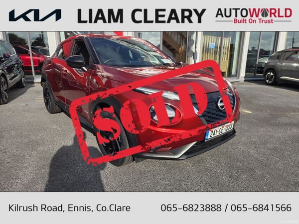 Nissan Juke MPV, Petrol Hybrid, 2024, Red