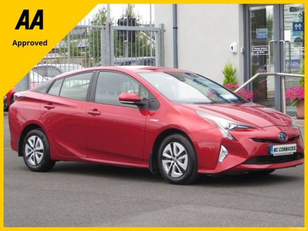 Toyota Prius Hatchback, Petrol Hybrid, 2019, Red