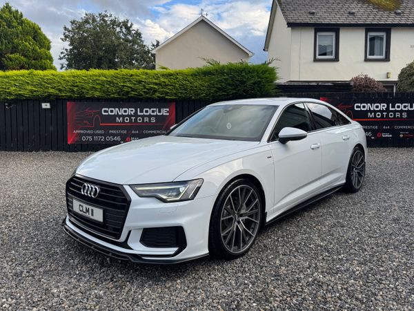Audi A6 Saloon, Diesel Hybrid, 2019, White