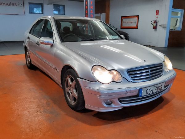 Mercedes-Benz C-Class Saloon, Petrol, 2005, Silver