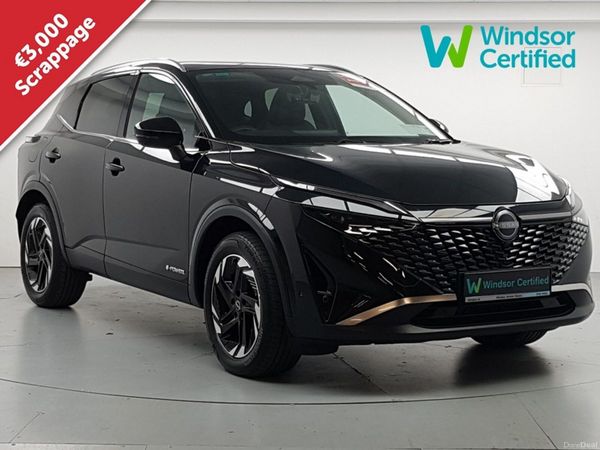 Nissan Qashqai MPV, Petrol Hybrid, 2025, Black