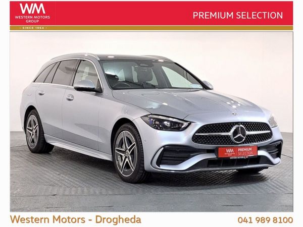 Mercedes-Benz 300 Estate, Petrol Hybrid, 2024, Silver