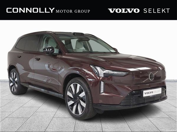 Volvo EX90 SUV, Electric, 2026, Red