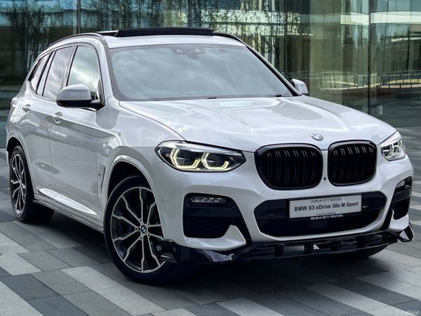 BMW X3 SUV, Petrol Plug-in Hybrid, 2020, White
