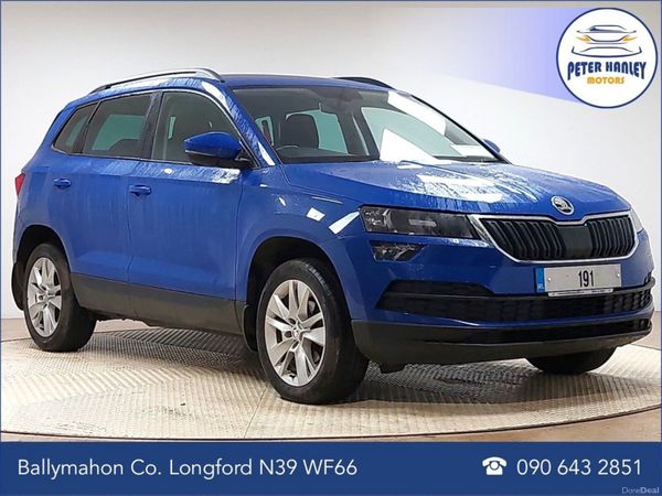 Skoda Karoq SUV, Diesel, 2019, Blue