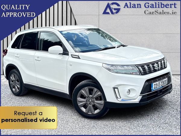 Suzuki Vitara SUV, Petrol Hybrid, 2022, White