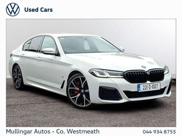 BMW 5-Series Saloon, Diesel, 2022, White