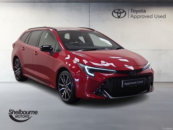 Toyota Corolla Estate, Petrol Hybrid, 2025, Red