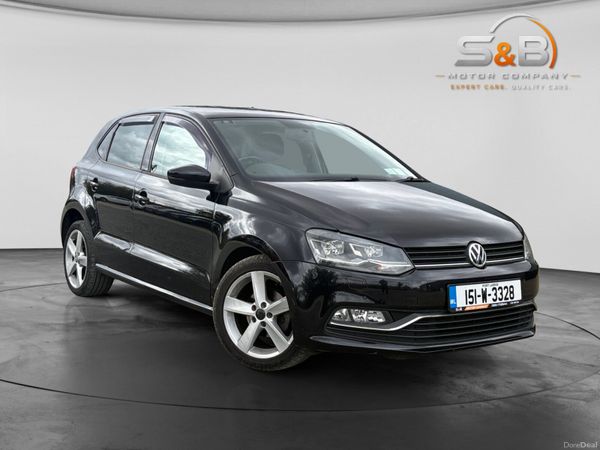 Volkswagen Polo Hatchback, Diesel, 2015, Black