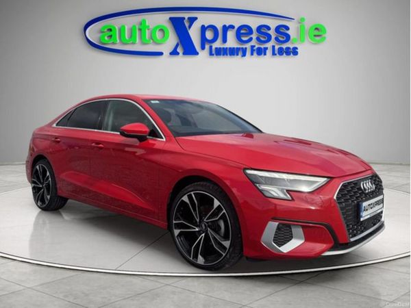 Audi A3 Saloon, Petrol, 2023, Red