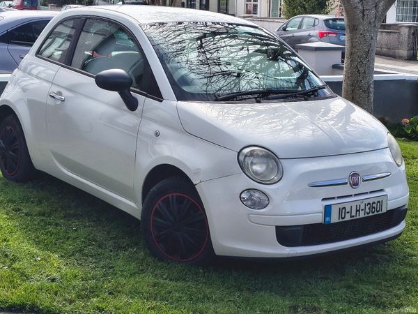 Fiat 500 Hatchback, Petrol, 2010, White