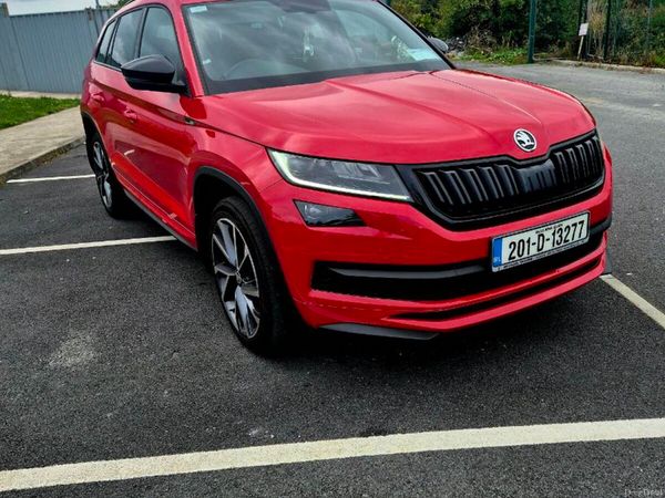 Skoda Kodiaq SUV, Diesel, 2020, Red